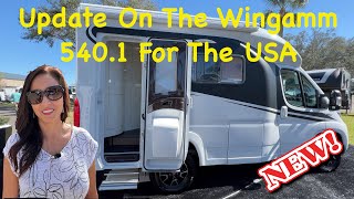 Update On The Wingamm Oasi 5401 European designed RV for the US Market 2023 Tampa RV Supershow [upl. by Suelo]