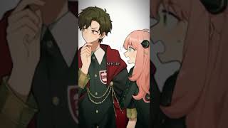 Anya x Damian and Loid x Yor spyxfamilyedit anime viralshorts [upl. by Harwilll]