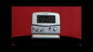 Equity 31302 Digital Travel Alarm Clock with One to 60 Minute Snooze and Ascending Alarm [upl. by Nerw645]