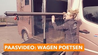 Paaseieren zoeken en wagen poetsen  PaardenpraatTV [upl. by Cower]