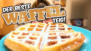 KLARE ANSAGE  DER BESTE WAFFELTEIG  so machst DU die besten Waffeln zu Hause [upl. by Assennej652]