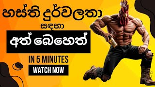 හස්ති දුර්වලතා සඳහා how to get strong bones and joints for gameflow [upl. by Denn]