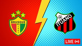 ITUANO VS BRUSQUE AO VIVO COM IMAGENS [upl. by Yelahc]