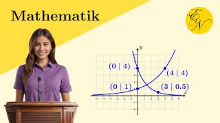 Exponentialfunktion aus zwei Punkten bestimmen [upl. by Rambert]