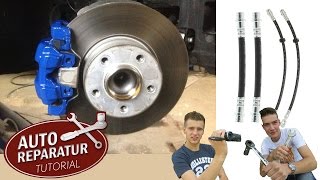 Bremsschlauch wechseln  Bremsen entlüften  DIY Tutorial [upl. by Mcclish729]