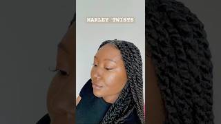 EASY DIY MARLEY TWISTS ON TYPE 4B HAIR marleytwists [upl. by Squires]