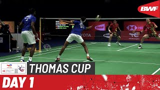 BWF Thomas Cup Finals 2022  India vs Germany  Group C [upl. by Marco]