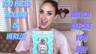 TOO FACED HOLIDAY 2020 UNBEARABLY GLAM  WATCH BEFORE YOU BUY [upl. by Etram]