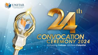 UNITAR International University 24th Convocation Ceremony Morning Session  23 November 2024 [upl. by Zeph]