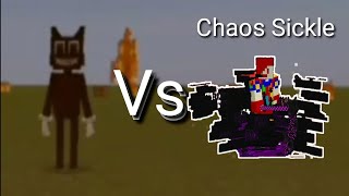 Chaos Sickle Vs Cartoon Cat Minecraft [upl. by Jaquenetta]