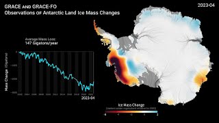 Antarctic Ice Mass Loss 20022023 [upl. by Darya]