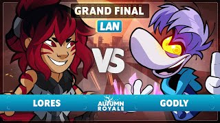 Godly vs Lores  Grand Final  Autumn Royale 2023  LAN 1v1 [upl. by Yrakcaz214]