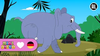 DER ELEFANT  Kinderlieder  Kindergarten Songs  Mini Disco [upl. by Geoff517]