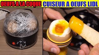 lidl cuiseur a oeufs test oeufs a la coque silvercrest sed 400w Egg Cooker eierkocher [upl. by Yllut794]