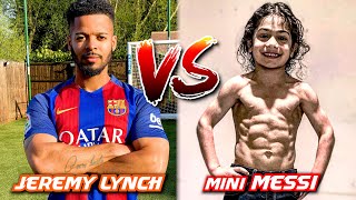 FOOTBALL CHALLENGES VS MINI MESSI ⚽️🔥 Arat Hosseini [upl. by Lowe]