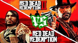 Red Dead Redemption 2 VS 1 REVIEWCOMPARISON [upl. by Ursel]