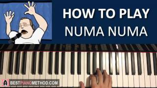 HOW TO PLAY  Numa Numa  quotDragostea din teiquot  by Ozone Piano Tutorial Lesson [upl. by Gentry648]