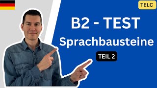 B2 Sprachbausteine einfach erklärt  TELC B2 Test  Deutsch Grammatik [upl. by Edlin]