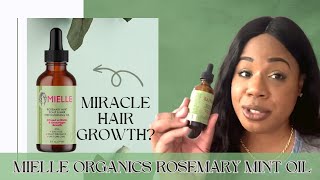 MIELLE ORGANICS ROSEMARY MINT OIL REVIEW NANCY UCHE [upl. by Lenod]