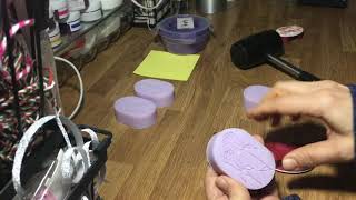 How to stamp in Melt and Pour Soap MampP stamping [upl. by Nylsoj]