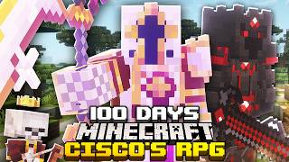 I Survived 100 Days in Ciscos Medieval RPG in Minecraft [upl. by Etteinotna]