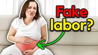 HOW TO KNOW You are having FALSE LABOR in Pregnancy False vs True labor [upl. by Soulier]