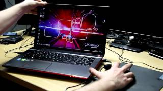 Toshiba QOSMIO X70 A Gaming Laptop Review [upl. by Nwahsram]