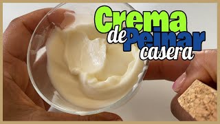 Crema De peinar protectora para todo tipo de cabello Como hacer crema para peinar ultra hidratante😲 [upl. by Nuy]