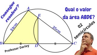 Qual a área do quadrilátero ABCD profdarlao [upl. by Alasteir]