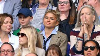 Zendaya Wore a Challengers Coded Menswear Look at Wimbledon [upl. by Moon95]