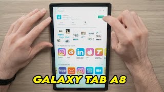 Samsung Galaxy Tab A8 2022  How to Download amp Install Apps [upl. by Hendricks456]