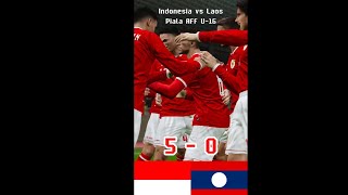 🔴 LIVE INDONESIA 50 LAOS  PIALA AFF U16 2024  LOLOS SEMIFINAL PREDIKSI [upl. by Crowley904]