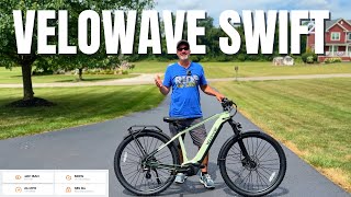 TOP RATED MID DRIVE ELECTRIC BIKE  VELOWAVE SWIFT EBIKE REVIEW [upl. by Brandi]