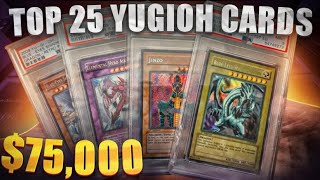 My Top 25 Rarest amp Most Expensive Yugioh Cards 2023 [upl. by Ttenrag970]