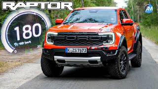 2023 Ford Ranger RAPTOR V6 BiTurbo  0188 kmh acceleration🏁  by Automann in 4K [upl. by Arraeit]