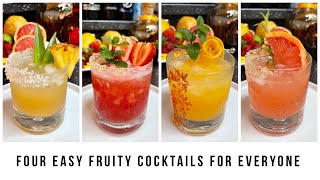 4 Easy fruity Delicious Cocktails that my husband love 🍹 [upl. by Enomal227]