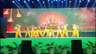 Ganesh vandna 🙏HeyGanarayaKROCK DANCE GROUP STAGE PERFORMANCE 🤟 Choreographer Kamal Sharma 😎 [upl. by Nakeber126]