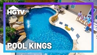 The MOST EPIC Pools In Family Homes  Ultimate Pools  HGTV [upl. by Rednal]