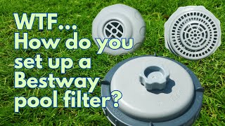 How To Set Up A Bestway Swimming Pool Filter  my way [upl. by Posner]