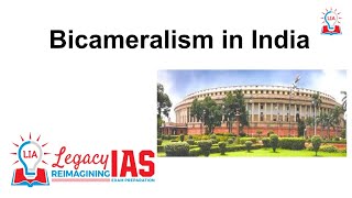 Bicameralism in India [upl. by Moses]