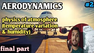 temperature variation in atmosphere troposphere stratosphere  humidity  module8 aviationjagat [upl. by Leksehc]