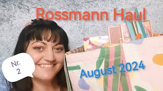 noch ein Rossmann Haul August 2024 haul rossmann rossmannhaul drogerieneuheiten limitededition [upl. by Ttam]