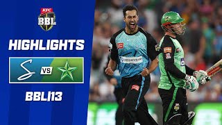 Adelaide Strikers v Melbourne Stars  BBL13 [upl. by Germain]