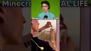 Minecraft Windows in REAL LIFE😱 reaction [upl. by Yedok866]