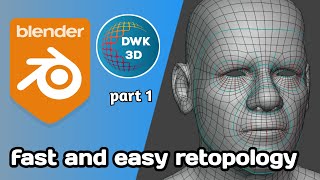 Fast and easy retopology in Blender Part 1 [upl. by Tess]