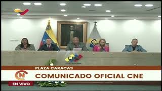 El anuncio de la fecha de la elección presidencial en Venezuela [upl. by Tabor]