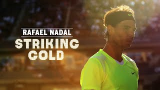 Rafael Nadal Striking Gold  Retirement Tribute [upl. by Dorise]