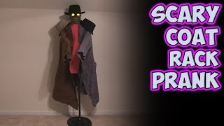 Scary Coat Rack Prank [upl. by Haakon]