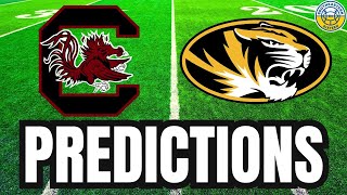 South Carolina vs Missouri PREDICTIONS  2024 College Football Predictions [upl. by Eirrak]