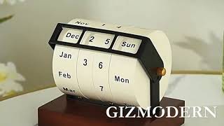 Creative Rotating Decorative Perpetual Calendar [upl. by Leiria983]